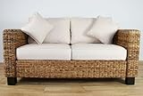 Conservatory furniture KENSINGTON ABACA (Banana Leaf) Large 2 Seater Designer Sofa