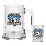 San Jose Earthquakes Glass Tankard and Square Shot Glass Set  (Primary Team Logo)