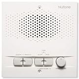 NuTone NRS103WH Indoor Remote Station - Retrofit for 3-Wire Intercom Systems - White Nutone Intercom