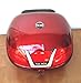 Beautiful Large Motorcycle Trunk Red Top Luggage Case