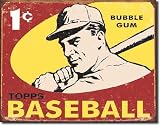 Tin Sign: Topp's 1959 Baseball by unknown. Size 12.50 X 16.00 Art Poster Print on Canvas