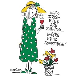 When Irish Eyes ... - White Nightshirt in a Bag
