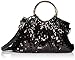 MG Collection Sequin Patent Evening Purse