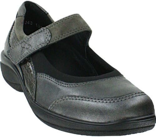 Ziera Women's Janis Pewter/Espresso/Kelp Leather Size 37.5 Wide