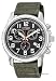 Citizen Eco-Drive Men's Chronograph Canvas Watch #AT0200-05E