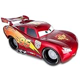Disney Store Disney/Pixar World Grand Prix Cars 2 Lights and Sounds Talking Light-Up Lightning McQueen 15-Piece Build-N-Go Kit by RideMakerz