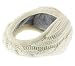 Kitsound Knitted Music Ear Muffs with Mic for iPhone, iPod and MP3 - Cream