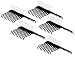 Closet Complete Ultra Thin No Slip Velvet Hangers for Shirts and Dresses, Black, Set of 50