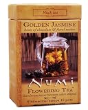 Numi Tea Golden Jasmine Golden Tipped black Tea, 0.95-Ounce Units (Pack of 3)