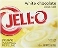 Jell-O Instant Pudding and Pie Filling, White Chocolate, 3.3-Ounce, Pack of 6