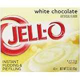 Jell-O Instant Pudding and Pie Filling, White Chocolate, 3.3-Ounce, Pack of 6