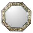Mirror, 'Golden Floral Cloud' Mirror, 'Golden Floral Cloud'