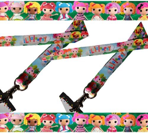 12 LaLaLoopsy Birthday Party Favor Lanyards