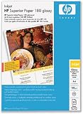 Hewlett Packard [HP] Superior Inkjet Paper Double-sided Glossy 180gsm A4 Ref C6818A [50 Sheets]