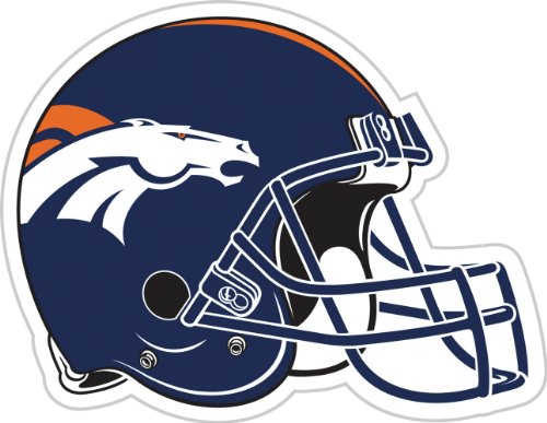 NFL Denver Broncos 12-Inch Vinyl Helmet Magnet