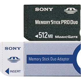 SONY MSX-M512S 512MB Memory Stick(R) PRO Duo Media ( Black )