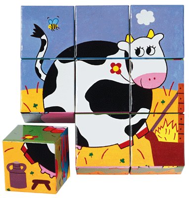Djeco 9 Farm Cubes