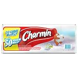 Charmin Bathroom Tissue, 20 Giant Rolls (Five 4-Roll Packs), 440 1-Ply Sheets per Roll