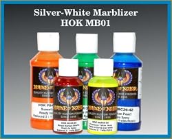 4 oz. SILVER-WHITE MARBILIZER MB01/MB-01 HOUSE OF KOLOR