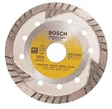 Bosch DB4563 Premium Plus 4-1/2-Inch Dry Cutting Turbo Continuous Rim Diamond Saw Blade with 7/8-Inch Arbor for Masonry