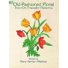 Old-Fashioned Floral Iron-on Transfer Patterns (Dover Needlework)