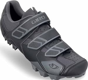 Giro 2012 Mens Carbide Mountain Bike Shoes (Black/Charcoal - 42.5)