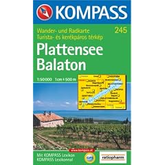 Plattensee / Balaton 1 : 50 000. Wandern/Rad. GPS-genau