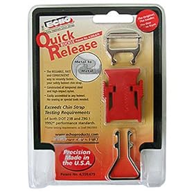Helmet Accessories - Echo Quick Release Buckle for Motorcycle Helmets AC1201Red