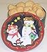 Scott's Cakes 1 lb. Almond Macaroon Cookies in a Seasons Greetings Tin