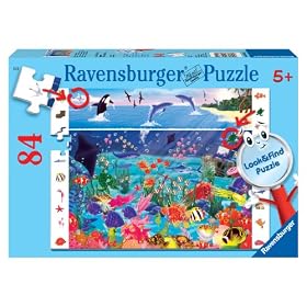 Ravensburger Underwater - 84 Piece Look &amp; Find Puzzle: Toys &amp; Games