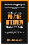 The Essential Phone Interview Handbook The Essential Phone Interview Handbook