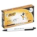 Bic Clic Stic Retractable Medium Point Nonrefillable Black Ink Ball Pen 12 Pack (CSM11BK)