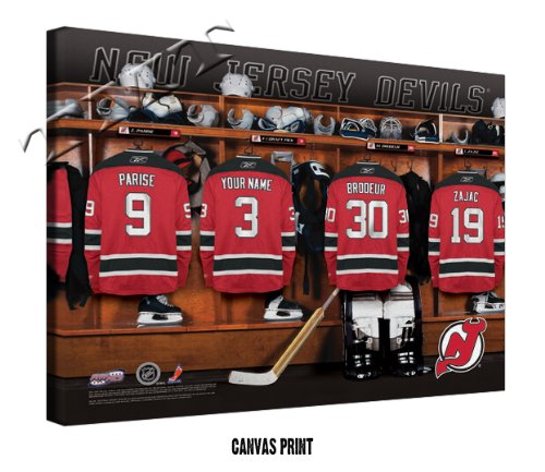 New Jersey Devils Personalized Locker Room Print