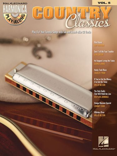 COUNTRY CLASSICS - HARMONICA PLAY-ALONG VOLUME 5 BOOK/CD (DIATONIC HARMONICA)