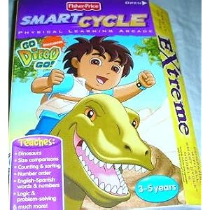 Fisher Price Smart Cycle Extreme Go Diego Go Physical Learning Arcade Cartridge by 