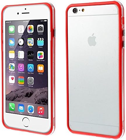 Caseblare For iPhone 6 Plus 5.5 Inch PC + TPU Bumper Case - Red