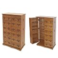 Library Style Multimedia Cabinet - Dark Oak