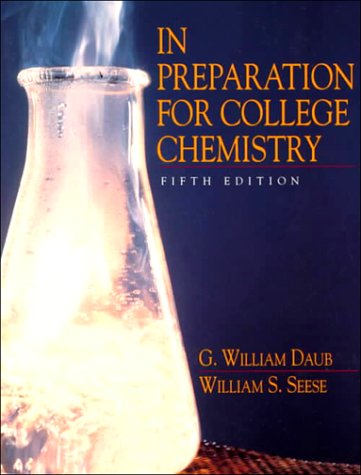 In Preparation For College Chemistry Edition)