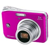 Modern tech Pink Digital Camera And Accessory Bundle Ge A1050 Camera Pink Case Usb Card Reader 1gb Sd Card