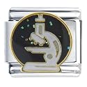 Pugster Nanotechnology Science Italian Charm Bracelet