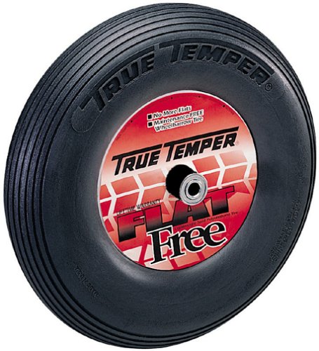 Ames True Temper 8-Inch Flat Free Solid Wheelbarrow Tire #FFTCC