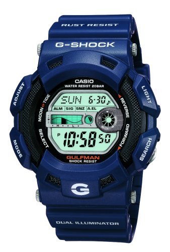 Casio Mens G-Shock Gulfman Tide and Moon Watch #G9100-2