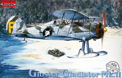 Roden 1/48 # 048T401 English, Gloucester Gladiator Mk.‡U Finnish Army