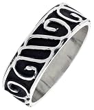 1/4 (7 mm) Sterling Silver Hand Made Band Ring