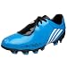 adidas Men's F10 I TRX Firm Ground Soccer Cleat,Cyan/White/Black,9.5 M