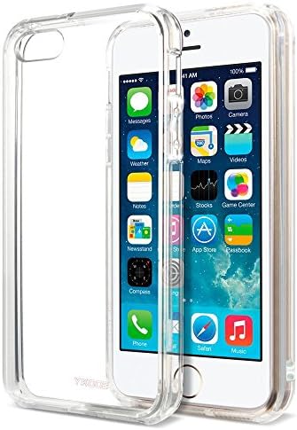 Ykooe® [Crystal Clear Case] with Audio Jacks Dust Caps Transparent Clear Apple Iphone 5s Und Iphone 5 Phone Protector Case - Crystal