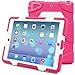 iPad Mini Case, iPad Mini 2 Case, iPad Mini 3 Case, Aceguarder IPad Mini Case Comfortable Hand Feeling Drop Resistance Soft Silicone Case with Stand (Rose)