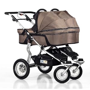 Trends For Kids Single Carrycot for Twinner Twist Duo, Mud