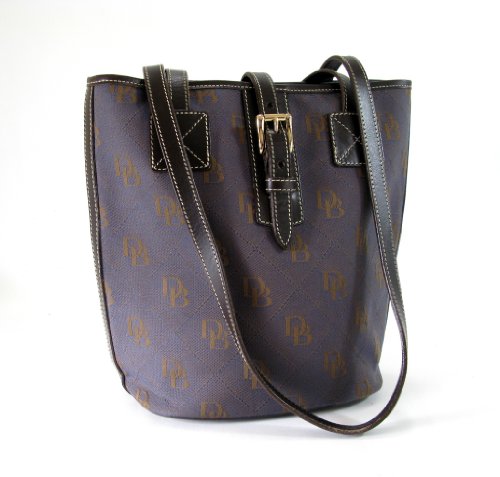 Dooney & Bourke Little Bucket Bag (Blue/Brown) 