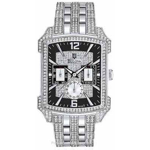 Bulova Men's 96C108 Crystal Striking Visual Design Watch